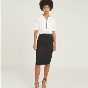 Reiss Black Pencil Skirt NWT